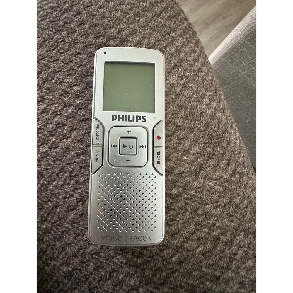 Philips Voice Tracer LFH0662 Digital Voice Recorder Silver Handheld Dictaphone‎